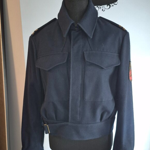 Rare Ralph Lauren Blue Label Wool Crop Jacket (M) - Picture 4 of 12